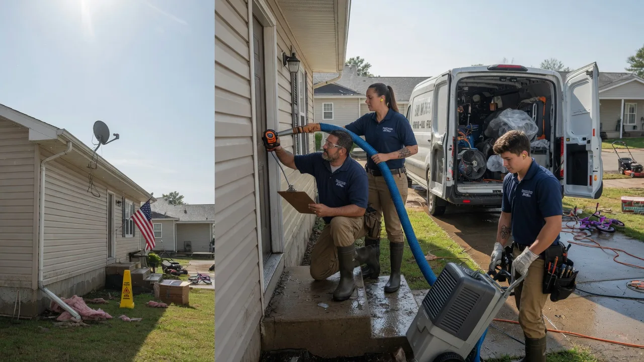 Ceiling Water Damage Restoration in Walton, KS near me